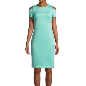 Never Worn Calvin Klein Cold Shoulder Sheath Dress